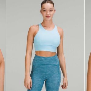 Blue Chill Wunder Train Longline Bra Size 8